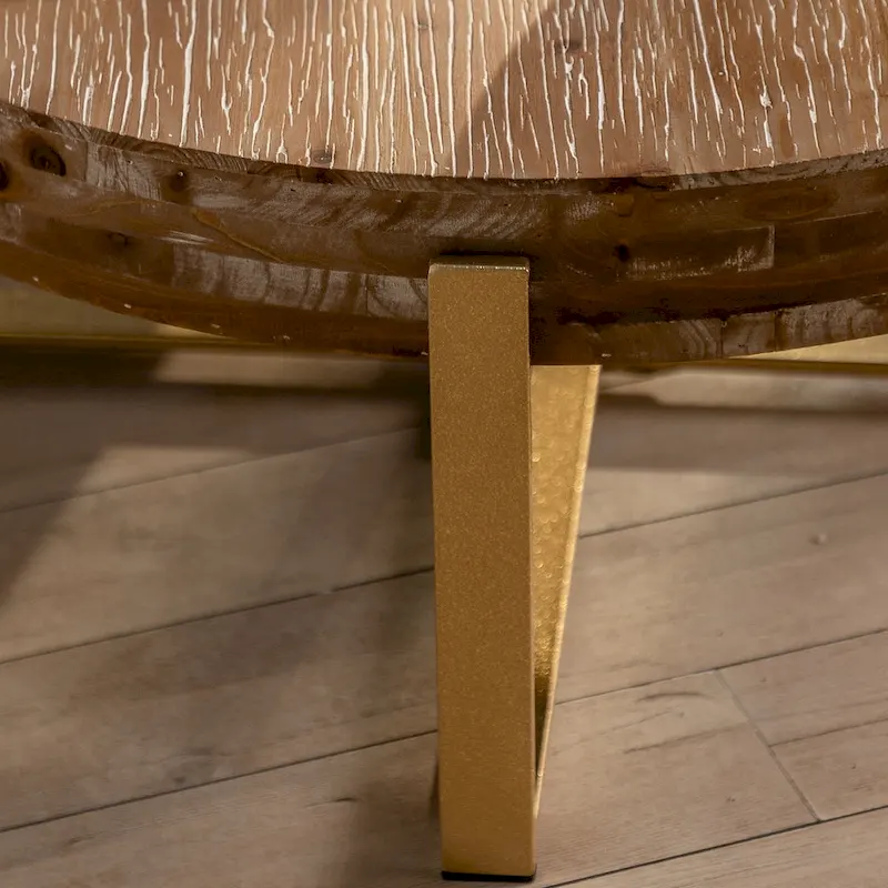 31.29Modern Retro Splicing Round Coffee Table