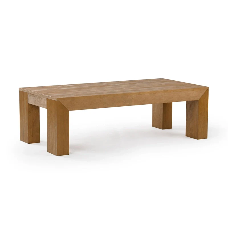 Plank and Beam Modern Rectangular Coffee Table - 48 x 24