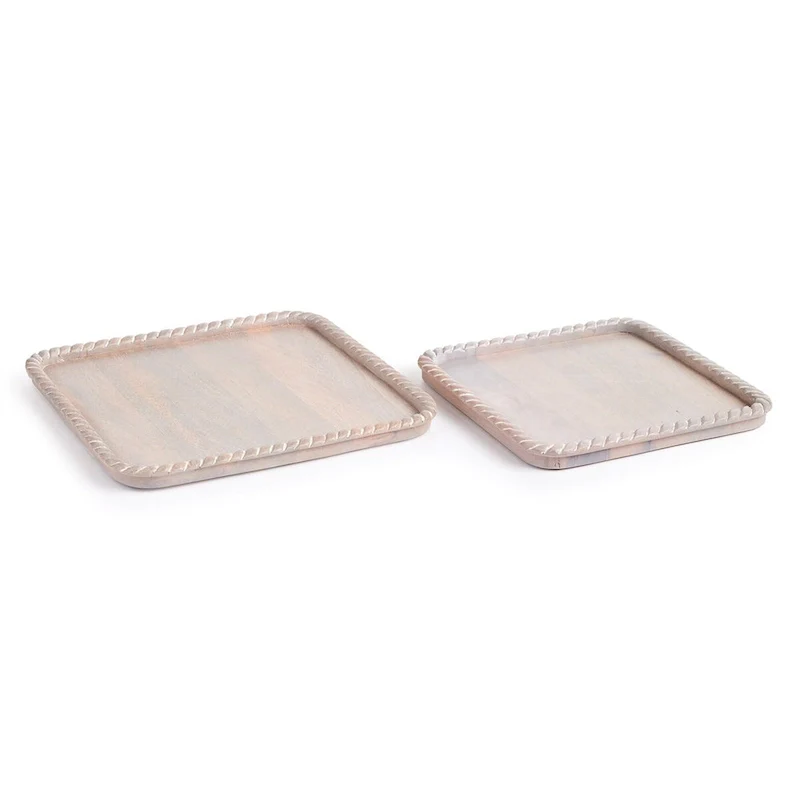 Langley Square Trays, Cream