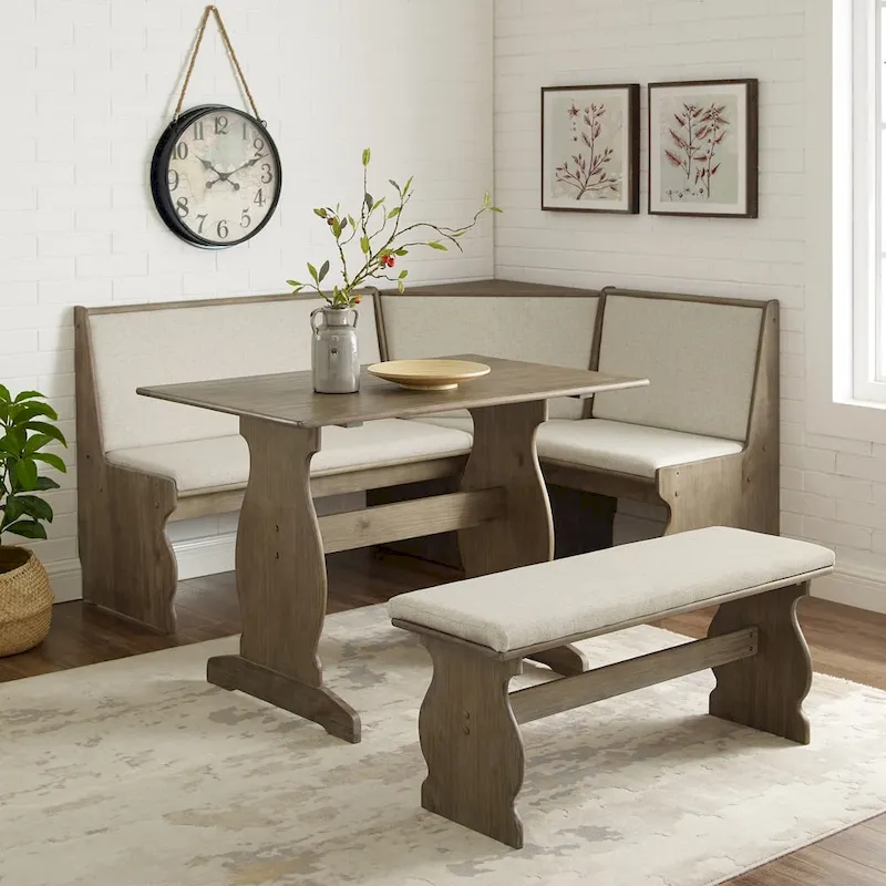 Breakfast Nook 3-piece Dining Set