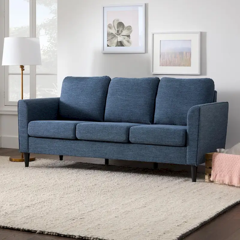 Brookside Clara 73 Upholstered Curved Arm Sofa