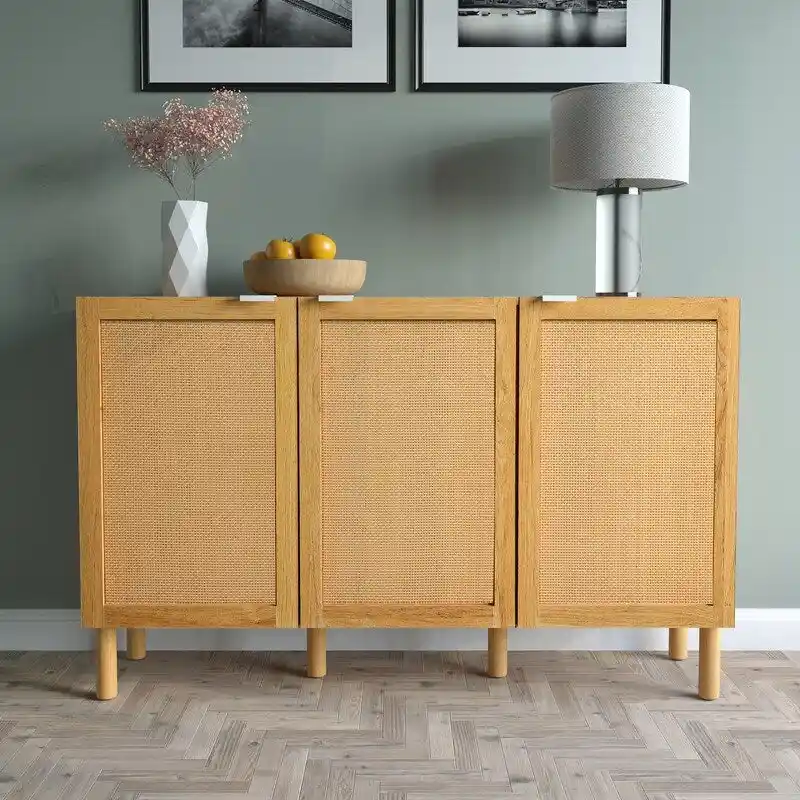 Orre 3 Door Cabinet -Brown