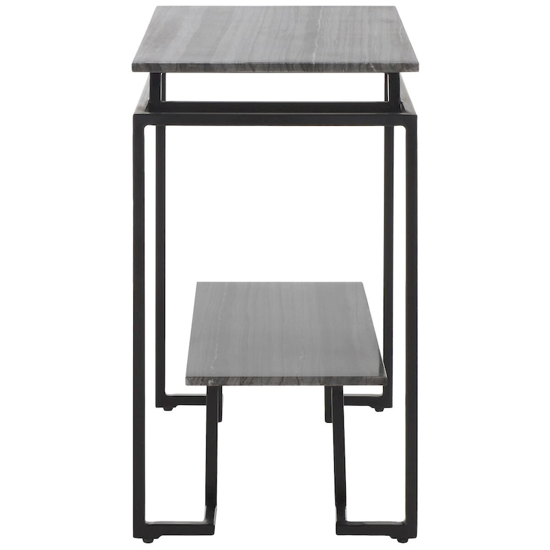 SAFAVIEH Malvina Single Shelf Rectangle Accent Table - 24  L x 14  D x 24  H - 24Wx14Dx24H