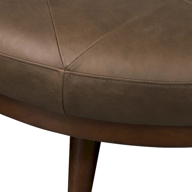 Poly & Bark Gio Ottoman - Full Grain Genuine Italian Leather