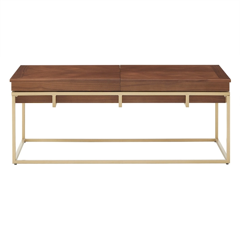 Cooke Square Table with Metal Base by iNSPIRE Q Modern