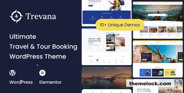 Trevana v1.0.4 - Travel & Tour Booking WordPress Theme
