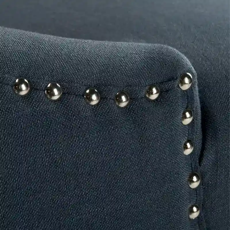 SAFAVIEH Dottie 26-inch Tufted Wing Back Counter Stool - Grey / Espresso (Set of 2) - 22.5 x 25 x 41 - 22.5 x 25 x 41