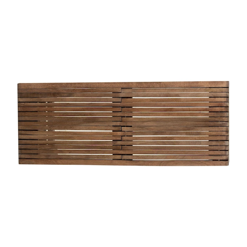 Natural Solid Mango Wood Extendable Bench by East at Main
