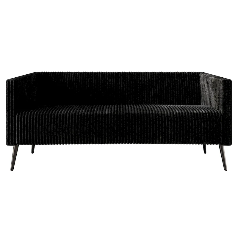 CraftPorch Corduroy Modern and Glamorous Velvet Upholstered Sofa