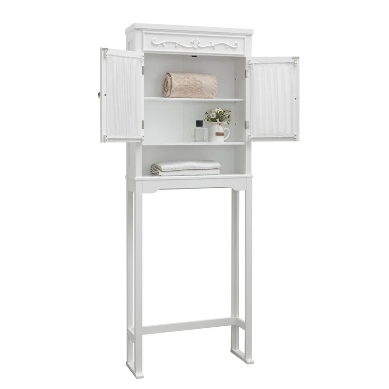 Teamson Home Lisbon Wooden Over-the-Toilet Space Saver