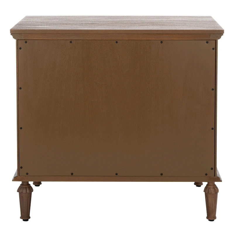SAFAVIEH Couture Firyal 3-Drawer Wood Nightstand