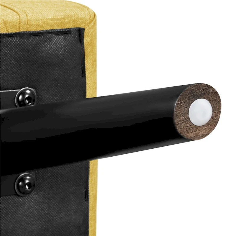 Yaheetech Mid Century Modern Fabric Arm Chair Tufted Accent Chair with Rubber Wooden Leg