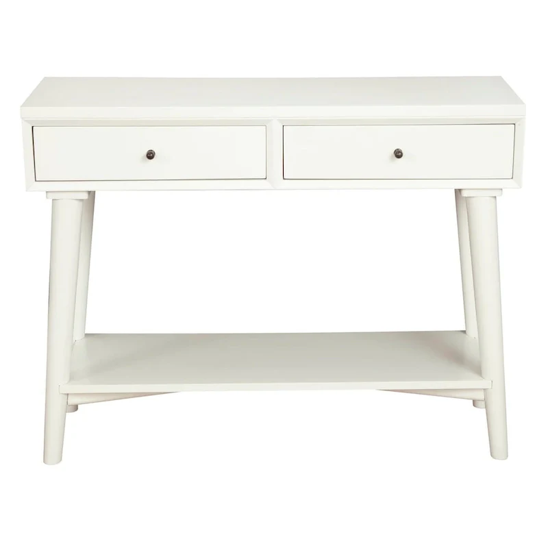 Flynn Mid Century  Console Table with 2 Drawers