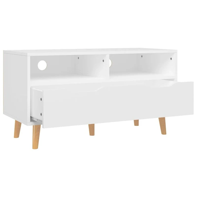vidaXL TV Stand TV Console Sideboard TV Unit Home Media Unit Engineered Wood - 35.4  x 15.7  x 19.1