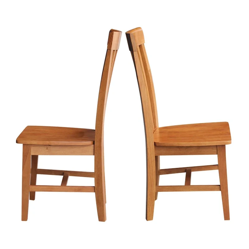 Solid Wood Cosmo Tall Mission Chairs, Set of 2