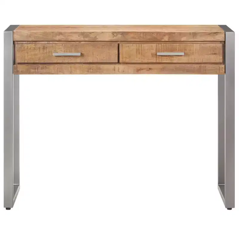 vidaXL Console Table 37.4x13.8x29.5 Solid Mango Wood