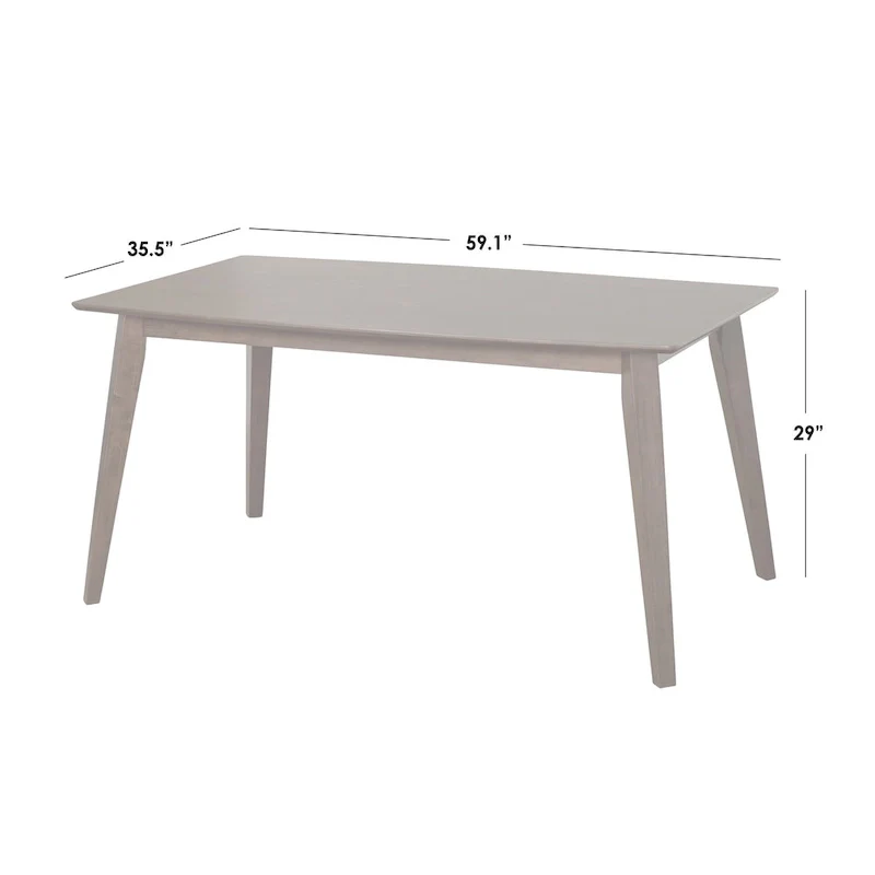 Simple Living Bernard Mid-Century Dining Table