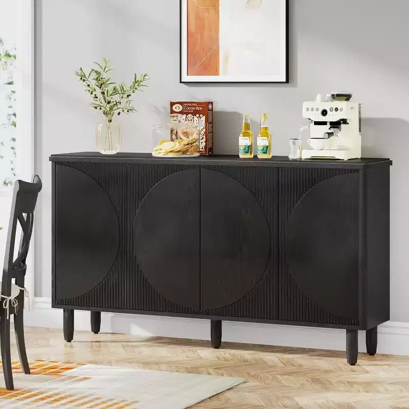 59.4-Inch Buffet Cabinet Sideboard