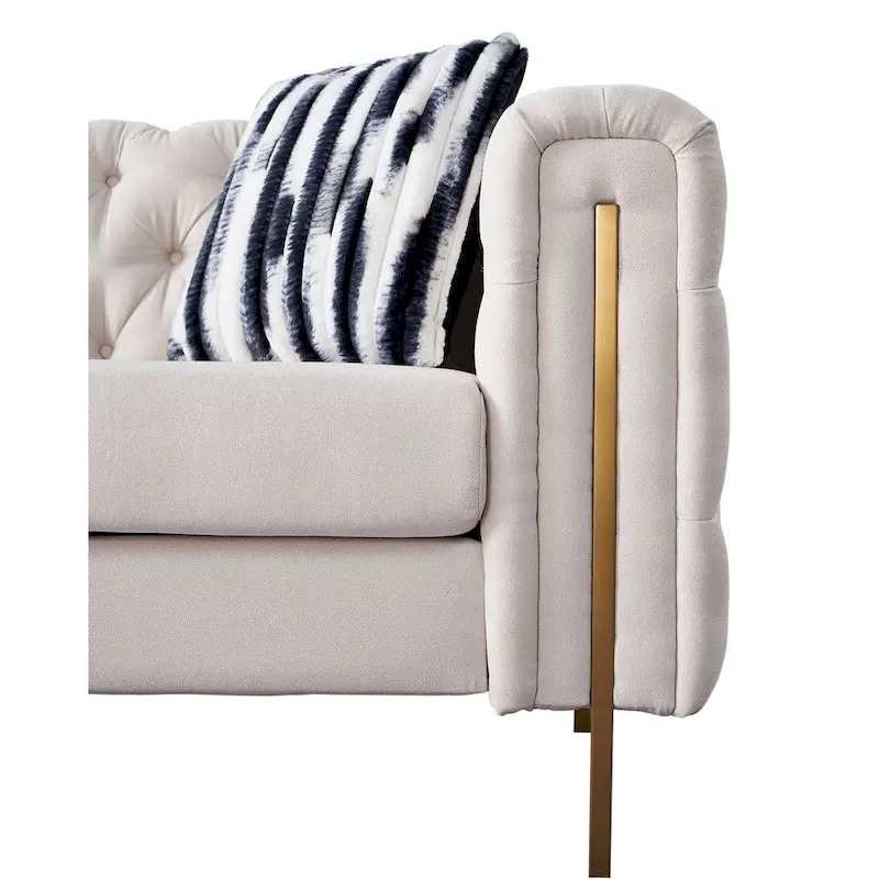 Modern Tufted Velvet Living Room Sofa