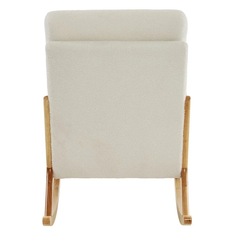 39.37 W High-Back Dual-Use Upholstered Rocking Chair/Accent Chair
