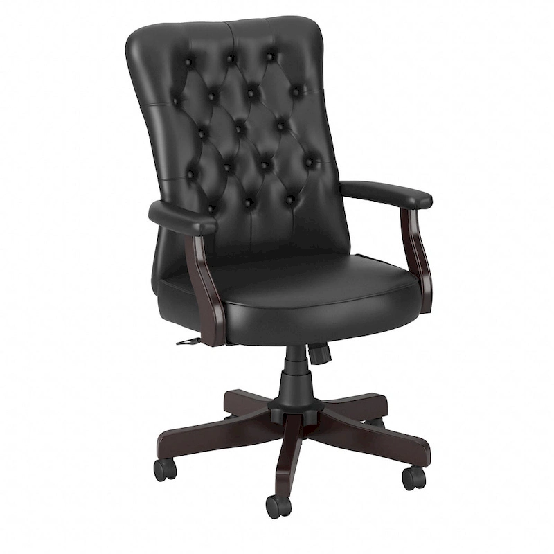 Salinas High Back Tufted Office Chair with Arms by Bush Furniture