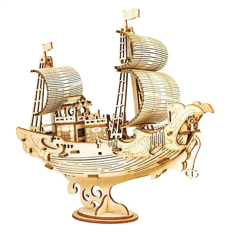 DIY 3D Puzzle - Japanese Diplomatic Ship - 91pcs