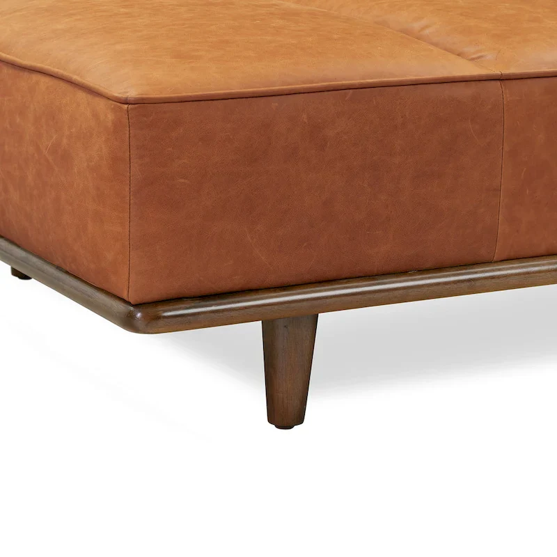 Poly & Bark Jasper Daybed - Full Grain Genuine Italian Leather