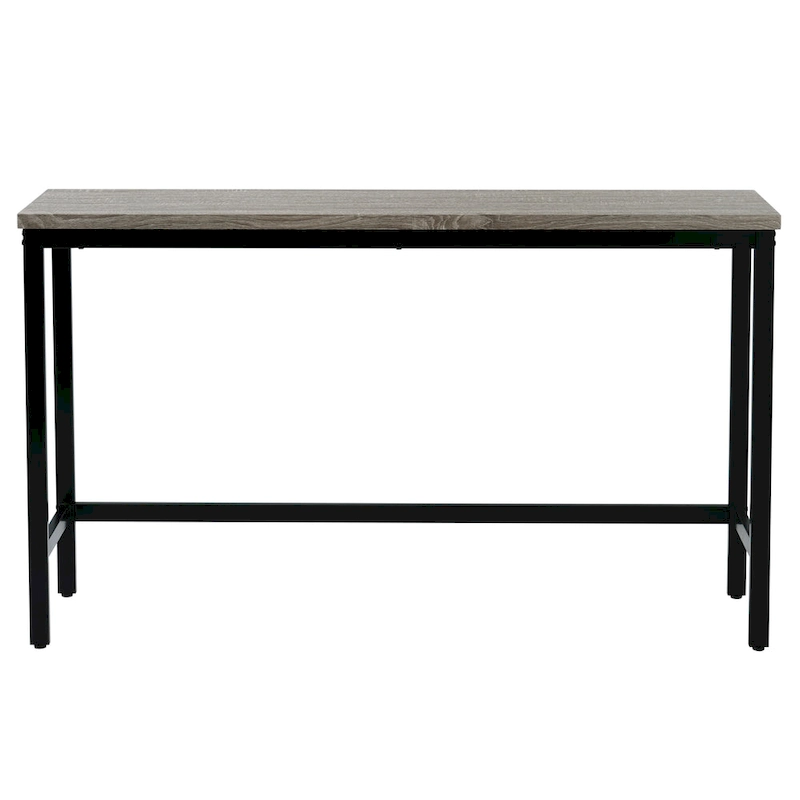 Extra Long Dining Table Set with 3 Stools Pub