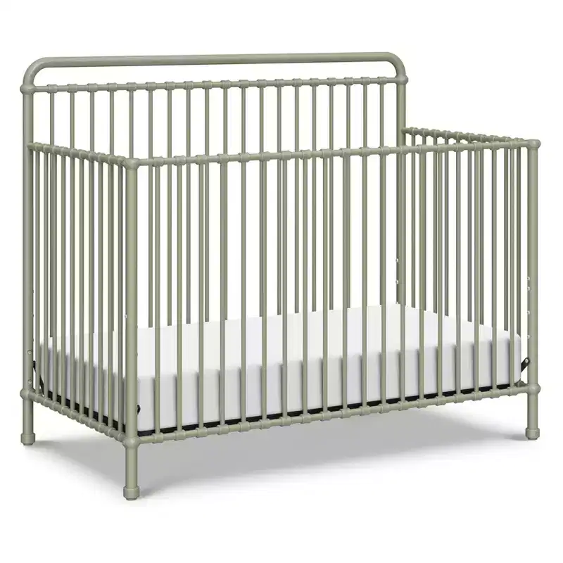 4-in-1 Convertible Metal Crib