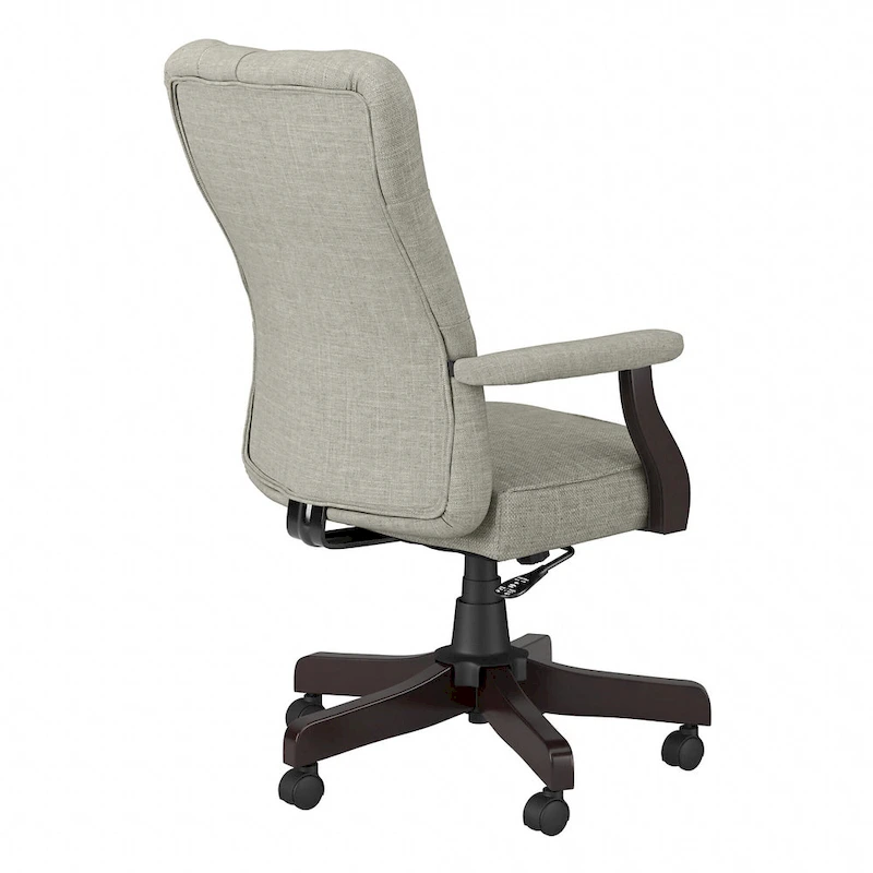 Salinas High Back Tufted Office Chair with Arms by Bush Furniture