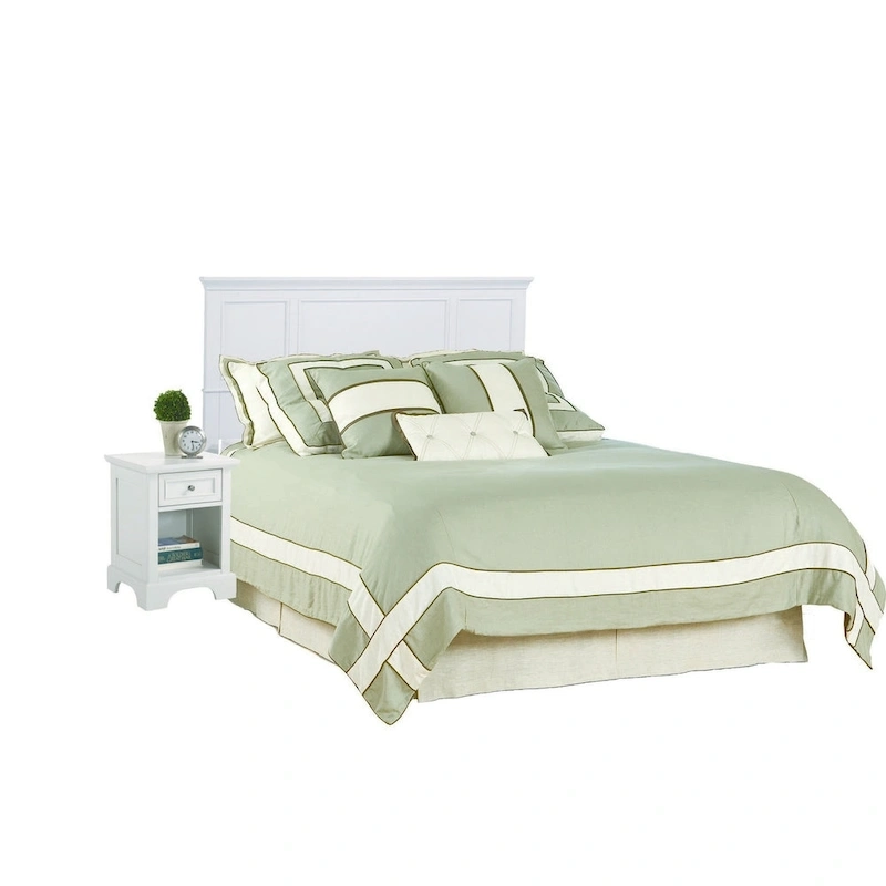 Naples Off-White Queen Headboard