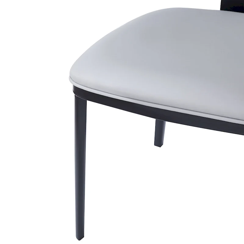 '- PU Leather Upholstered Dining Chairs