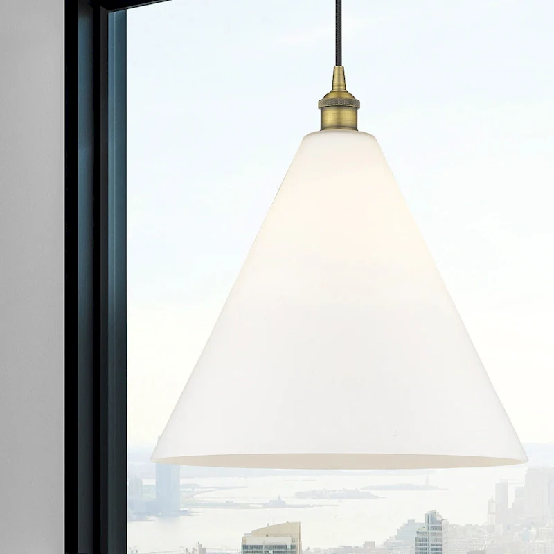 Innovations Lighting 616-1P-18-16 Edison Cone Pendant Edison Cone 16