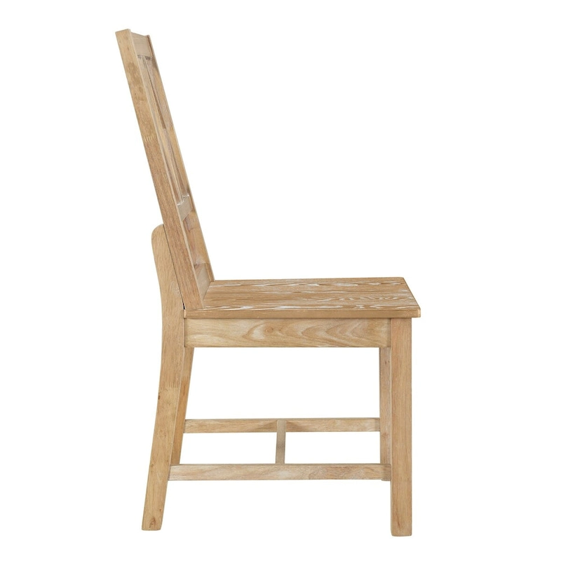 Extendable Dining Table Set Round Trestle Table and 4 Dining Chairs