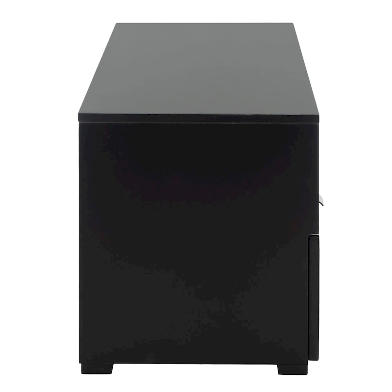 SAFAVIEH Kaitlyn 2-Drawer 1-Shelf Entertainment Media Stand (Fits Up To 55  Flatscreen TV) - 48Wx16Dx17H