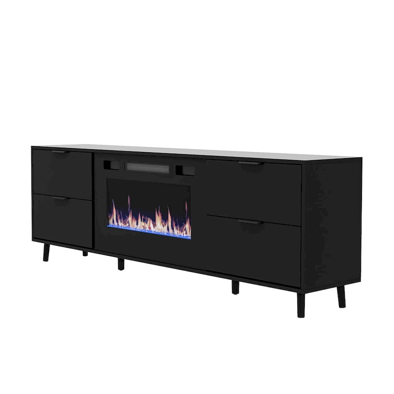 Electric Fireplace TV Stand Entertainment Center Remote Control