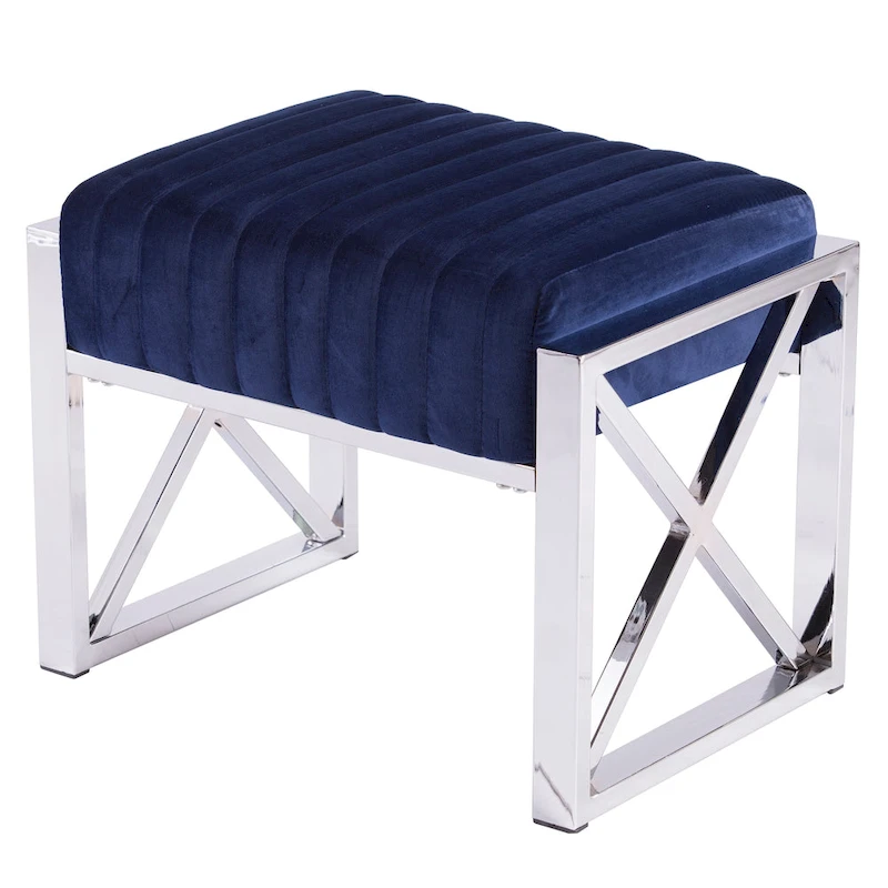 SEI Furniture Brent Fabric Ottoman