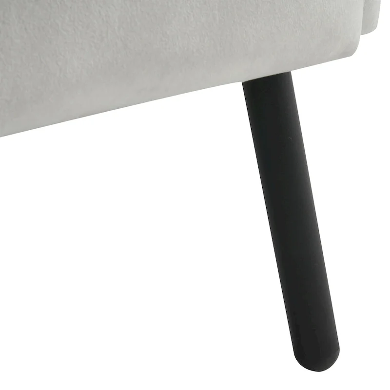 Stylish Wing Back Velvet Accent Chair by Christopher Knight Home