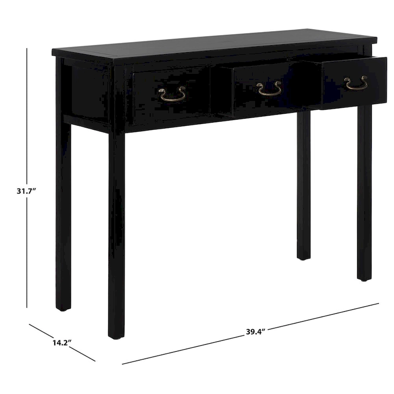 SAFAVIEH Marleine Antiqued Grey Console Table - 39.4 x 14.2 x 31.7 - 39Wx14Dx32H