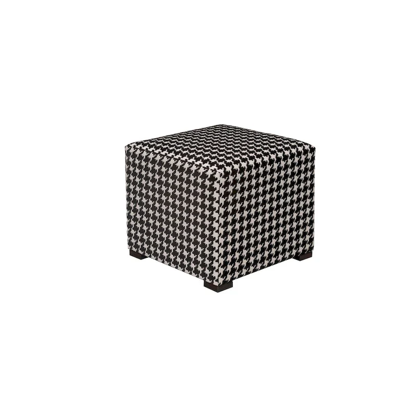 Merton Transtional Square Button Tufted Ottoman