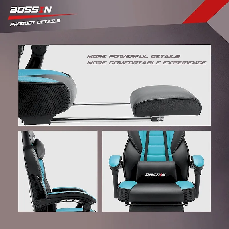 Racing Style Gaming Chair,300 lbs Big and Tall gamer chair High Back Computer Chair