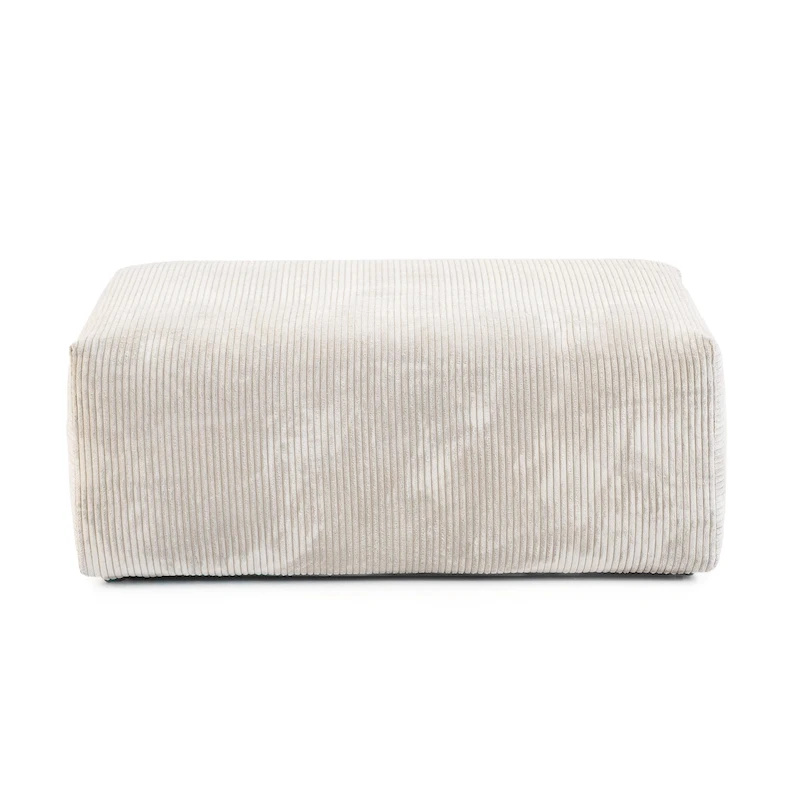 181 U-Shaped Convertible Modular Sectional Sofa With 2 Ottoman