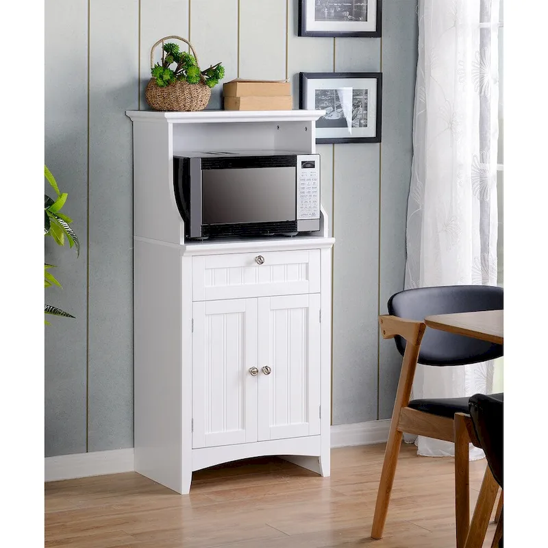 Microwave & Coffee Maker Utility Cabinet