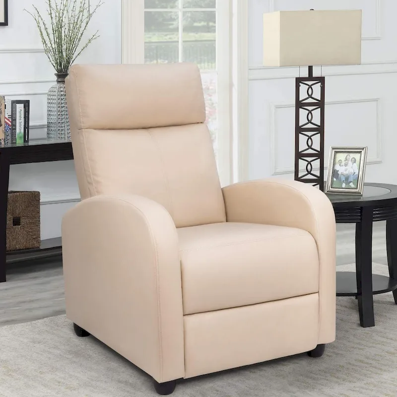 Homall Recliner Chair PU Leather Single Living Room Sofa Recliner