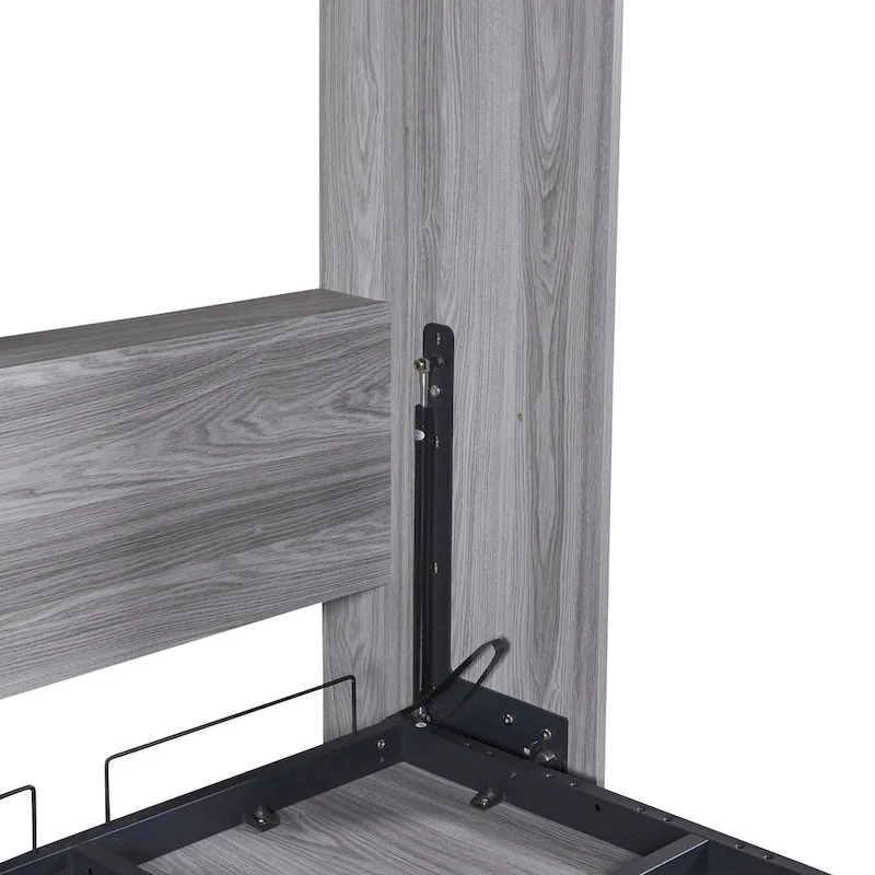 Wood Murphy Bed can be Folded into a Cabinet