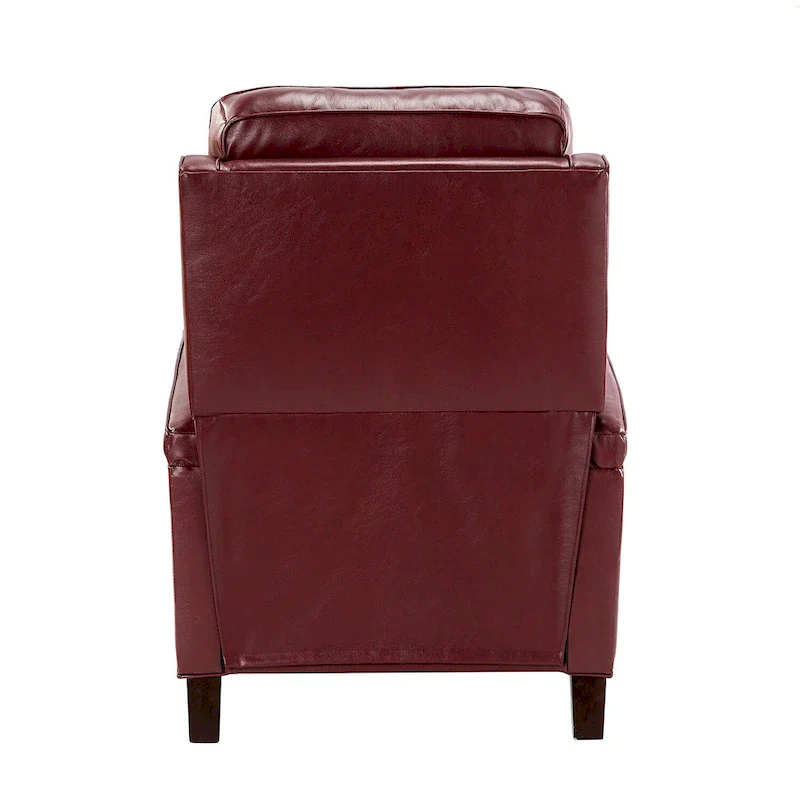 Gaspar Mid-Century  Pushback Recliner with Nailhead Trim by