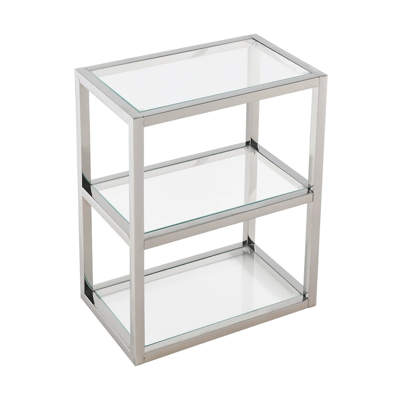 Pierre 16X20X10 Wall-Mounted Linen Cabinet In Chrome