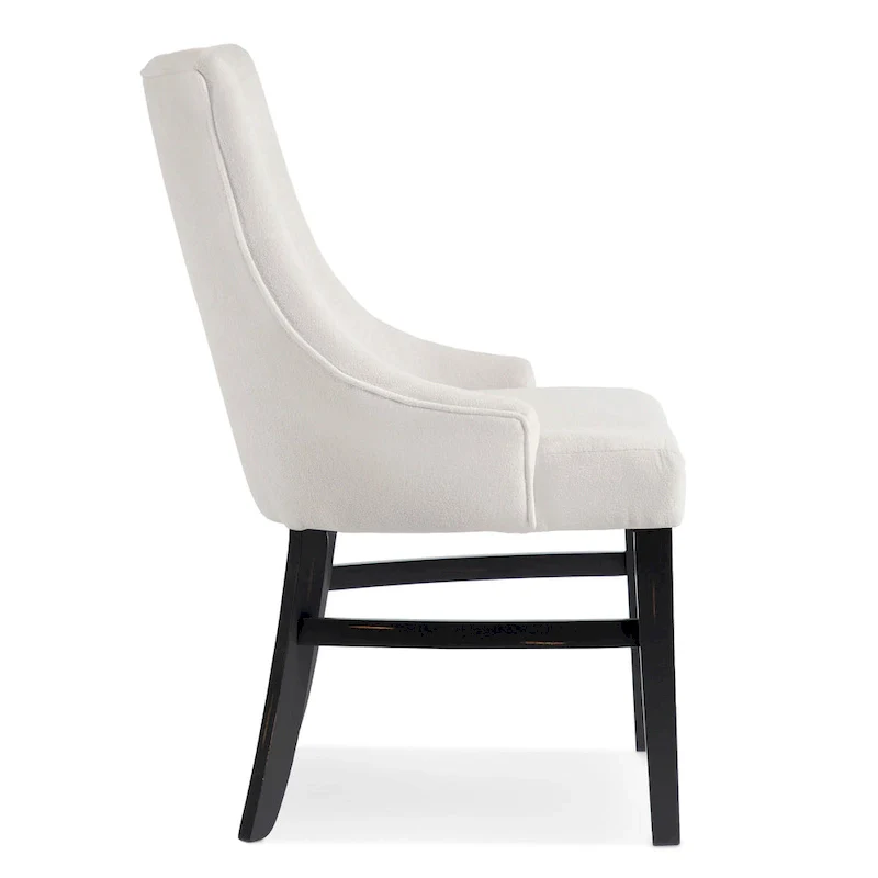 Kieran Farmhouse 5-Piece Black Wooden Dining Set