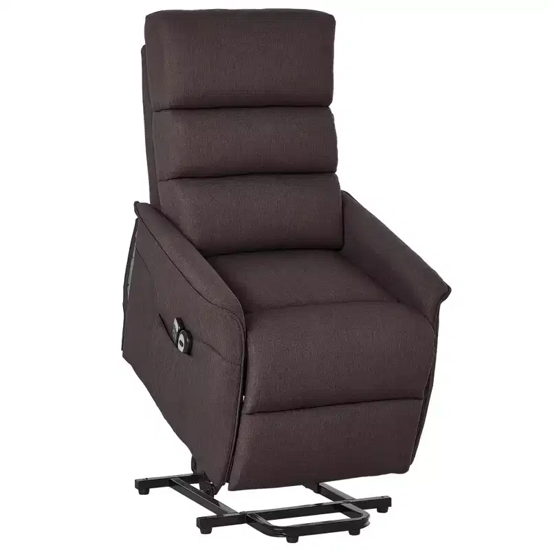 Brown Power Lift Recliner Chair with Massage – Single Seat