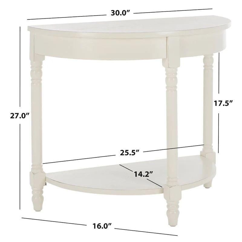 SAFAVIEH Lillis Console Table - 30 x 16 x 27 - 30Wx16Dx27H